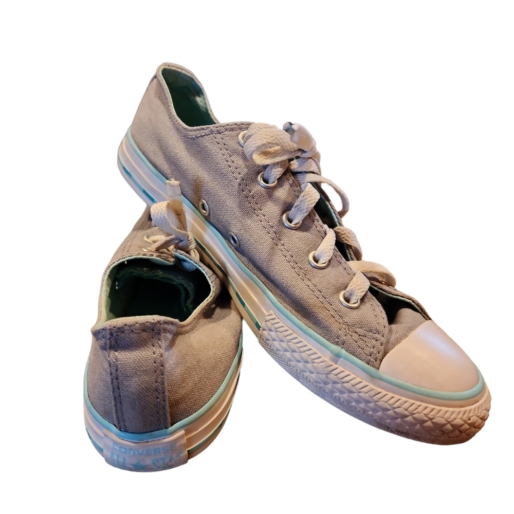 Converse Gray and Mint, Size 4
